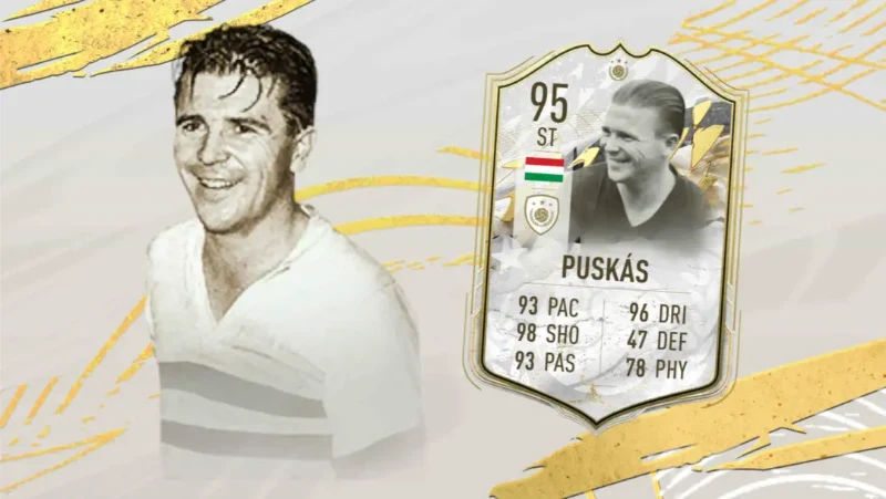 F. Puskas với kỷ lục ghi bàn cực kỳ ấn tượng